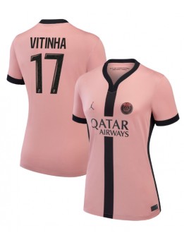 Paris Saint-Germain Vitinha #17 Zenski Rezervni Dres 2024-25 Kratak Rukavima